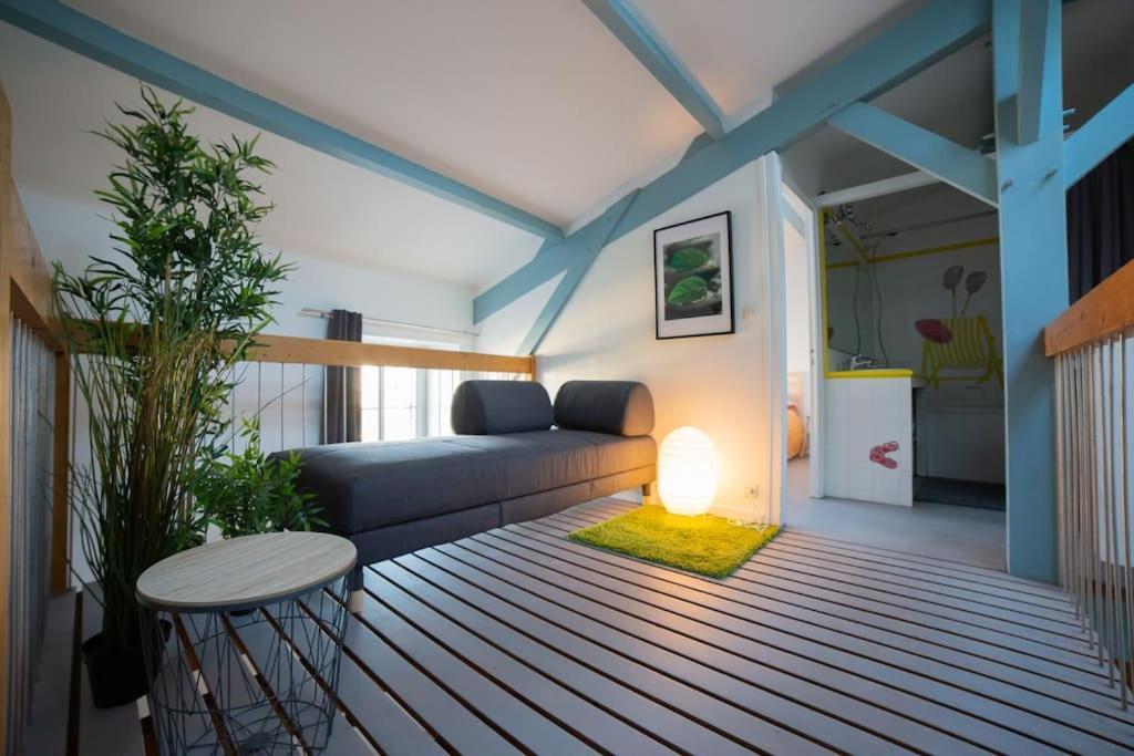 Maison Type Loft - Avec Parking En Plein Centre La Rochelle  Exteriör bild